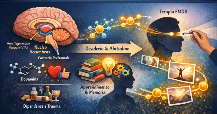 Circuiti del piacere, trauma e dipendenze: il modello EMDR spiegato